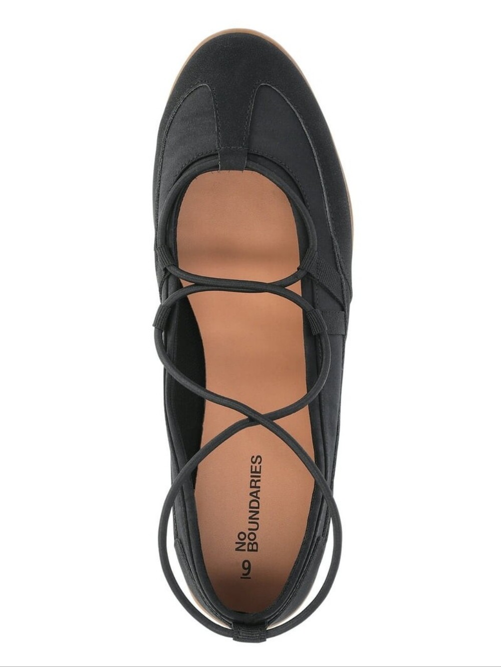 NWT No Boundaries Ballet Flat Sneakers